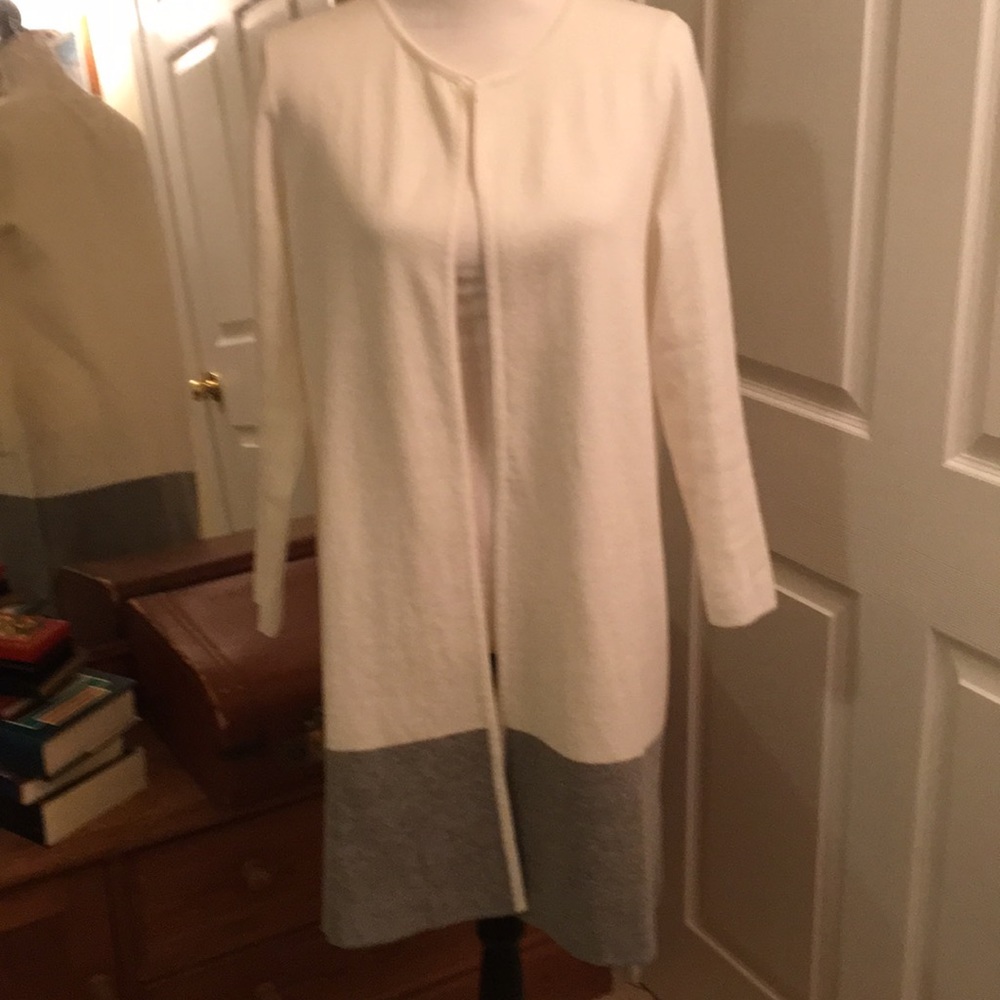 Longline open front cardigan NWT
